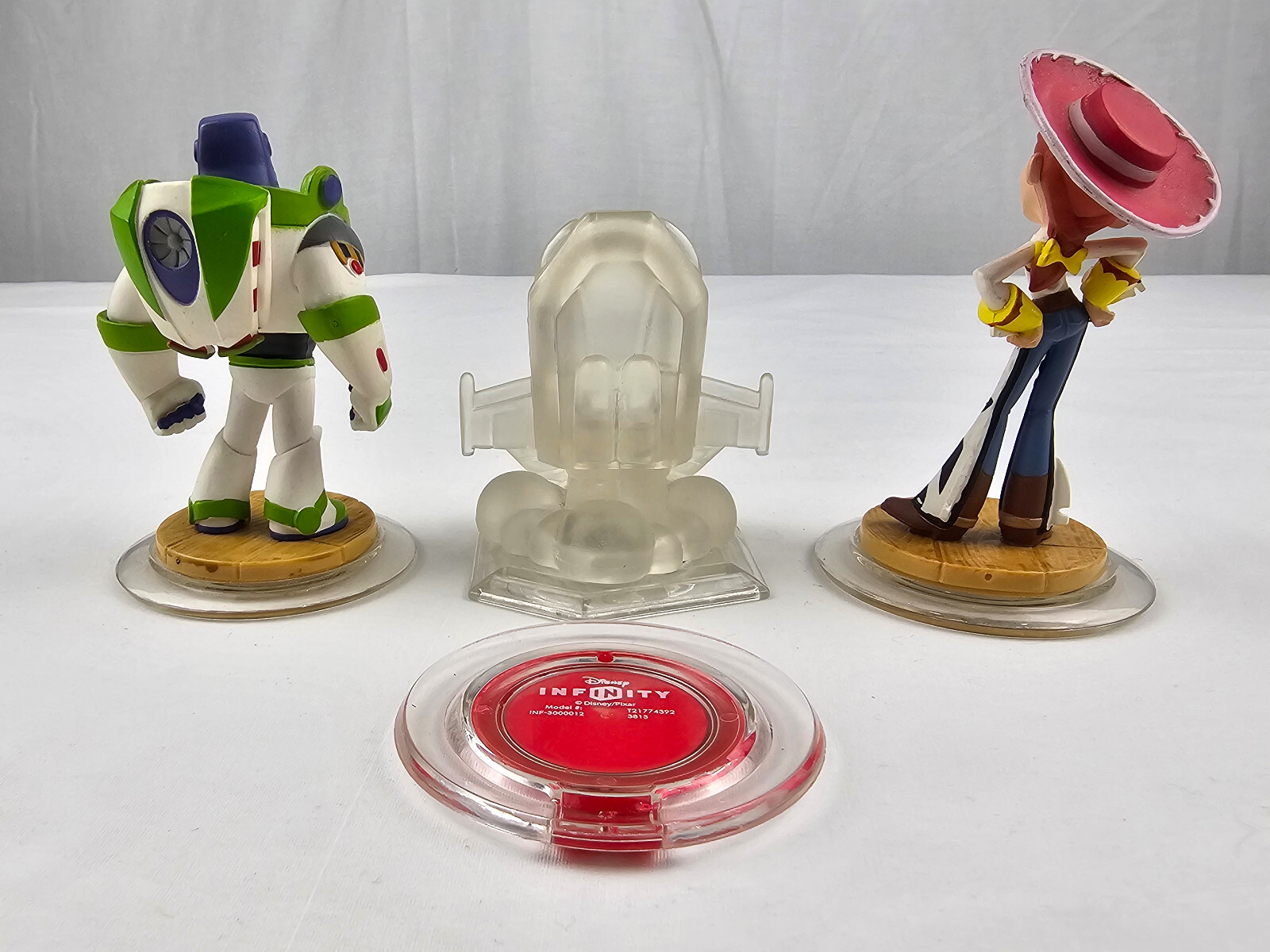 Lot 3 Disney Infinity 1.0 Buzz Lightyear, Jessie Figures
