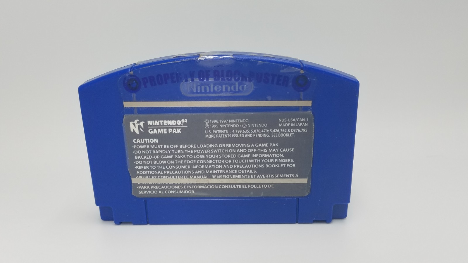 Tony Hawk’s Pro Skater N64 Authentic BLOCKBUSTER Ex Rental Collectable WOW