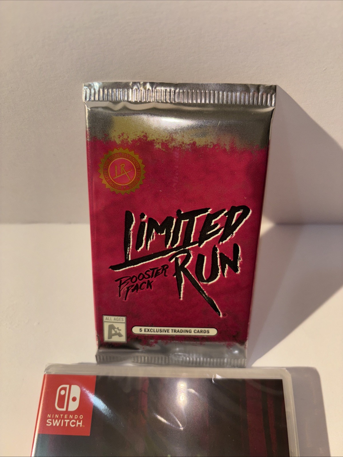 NEW RAIN WORLD U.S. ESRB & LIMITED RUN GAMES TRADING CARD BOOSTER PACK SWITCH!