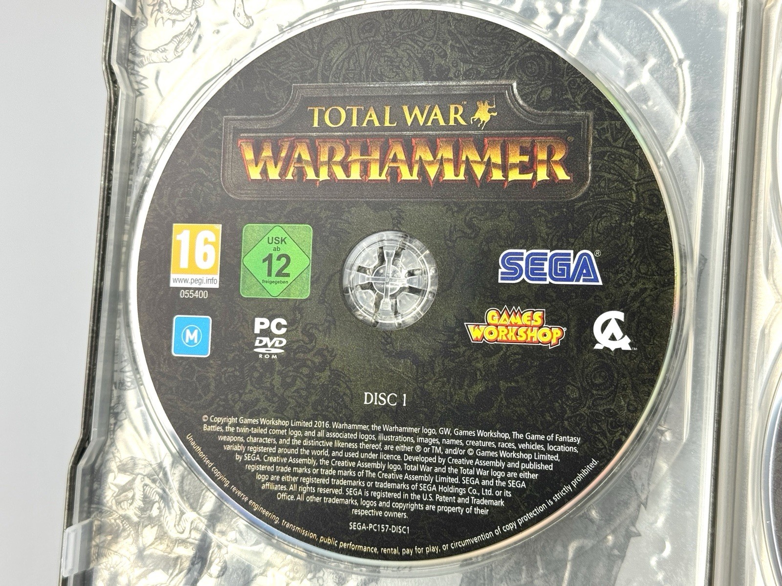 Total War: Warhammer (PC, 2016) CIB Complete Steelbook Metal Case – USED! RARE!