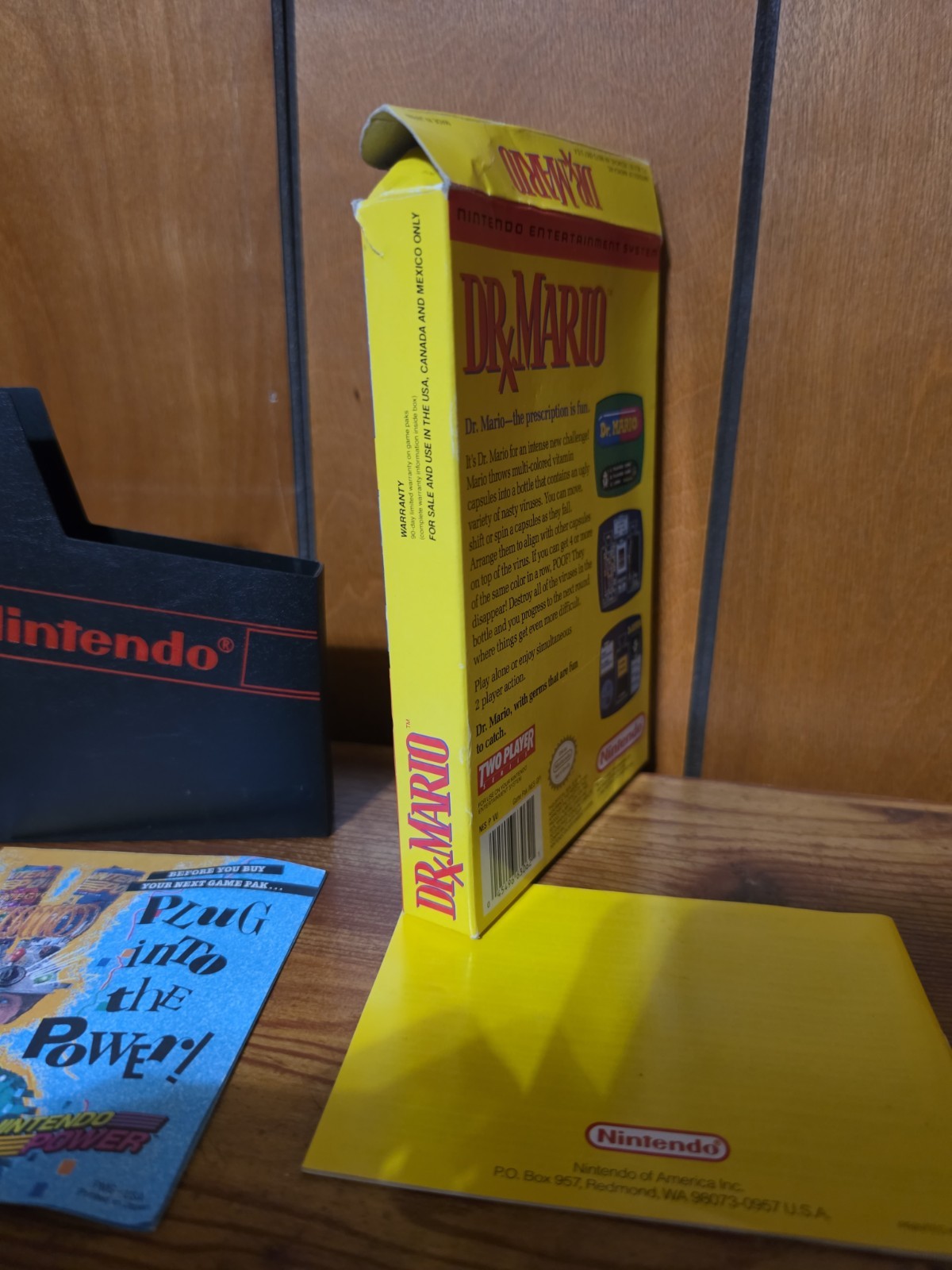 Dr. Mario (Nintendo NES, 1990) BOX AND MANUAL ONLY