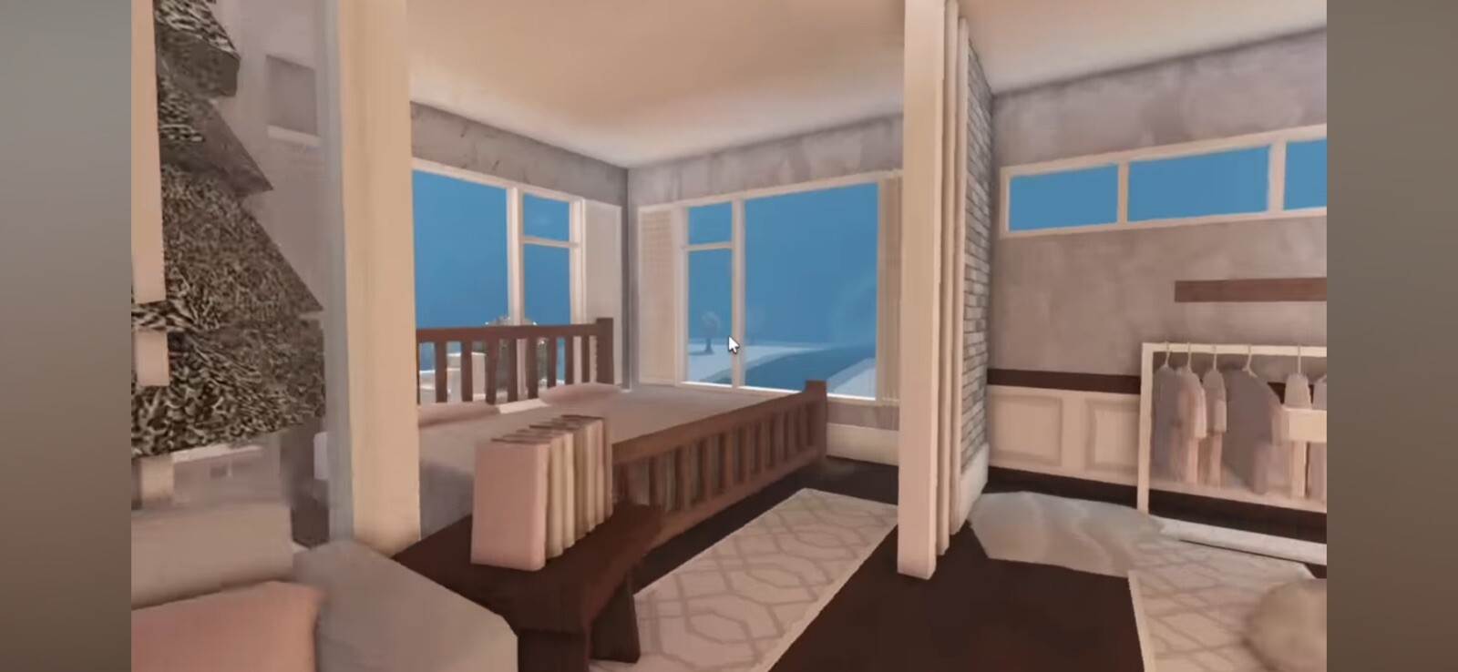 BLOXBURG ROBLOX PERSONAL WINTER WONDERLAND MANSION BUILDER!DESCRIPTION FOR INFO