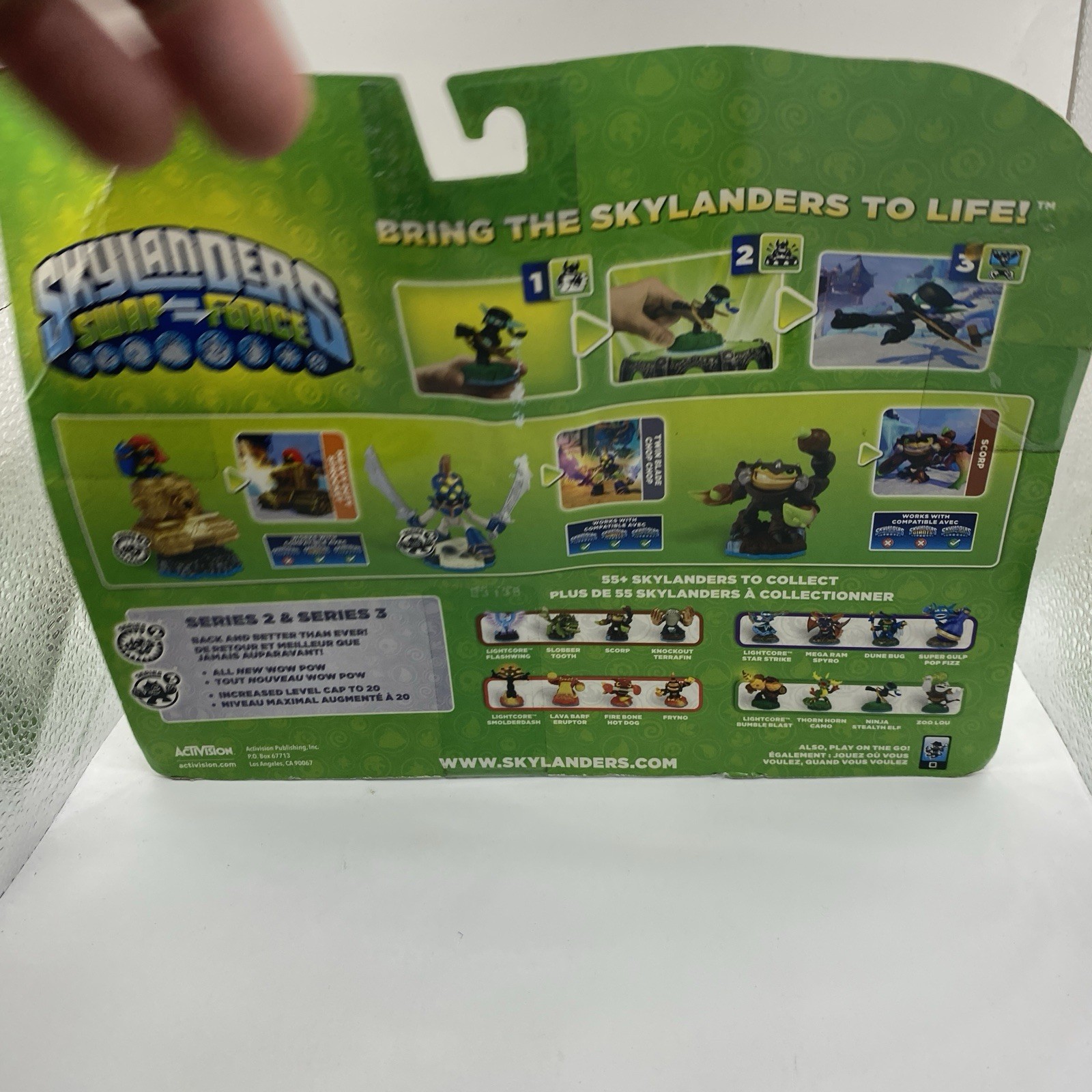 Swap Force Heavy Duty Sprocket, Twin Blade Chop Chop & Scorp Figure 3-Pack *DMG*