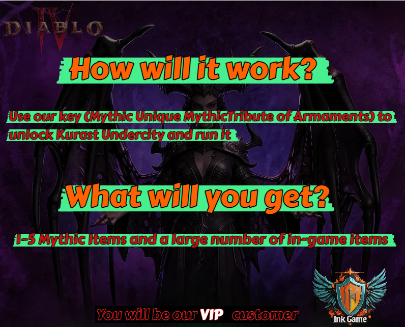 🔥 Diablo 4 Season 13 🔥Mythic Tribute of Armaments (1 Mythical Item)