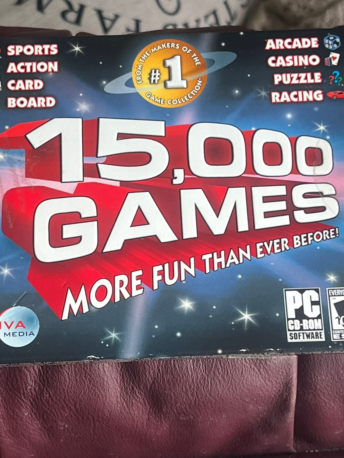15,000 Games,” a PC CD-ROM software collection published by Viva Media.