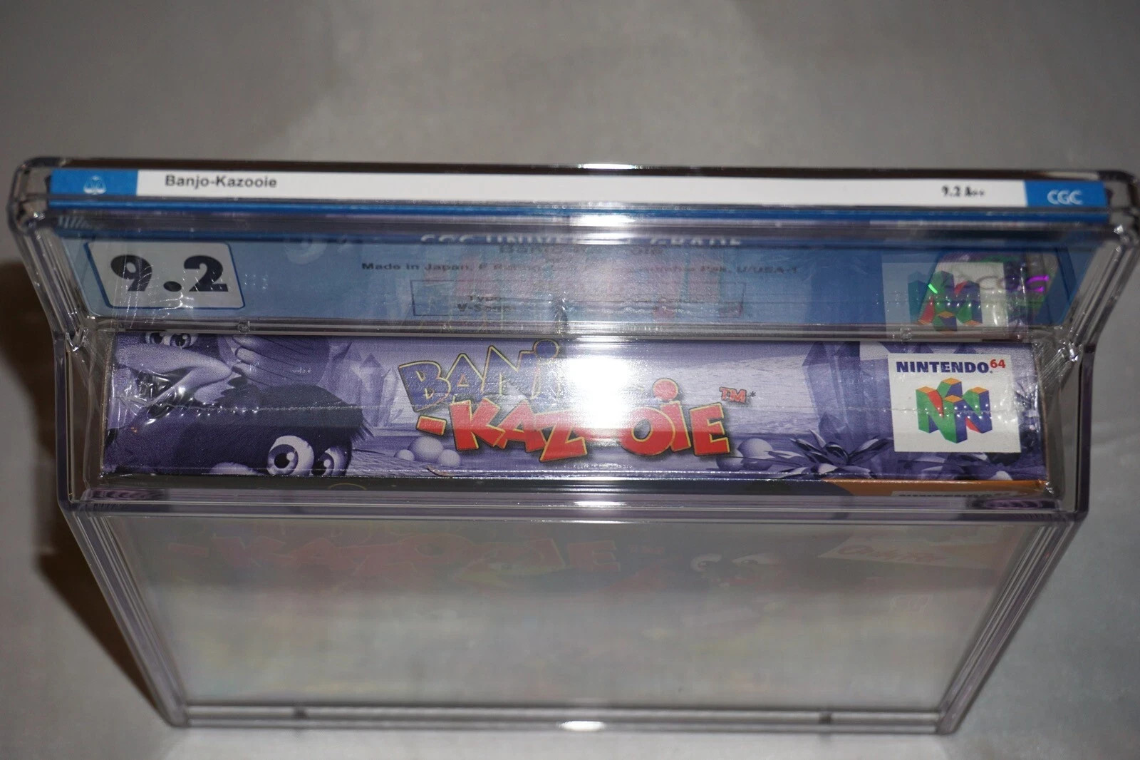 💎Banjo-Kazooie — Nintendo 64 — CGC 9.2 A++ Sealed 💎
