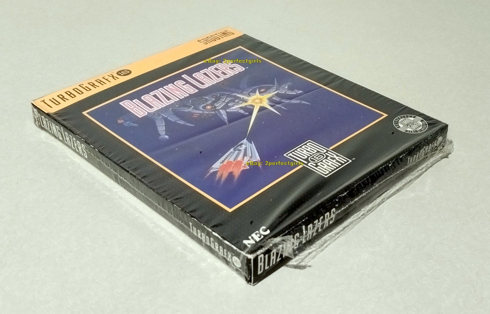 Blazing Lazers (TurboGrafx-16, 89) CIB Complete With Box And Foam VG+
