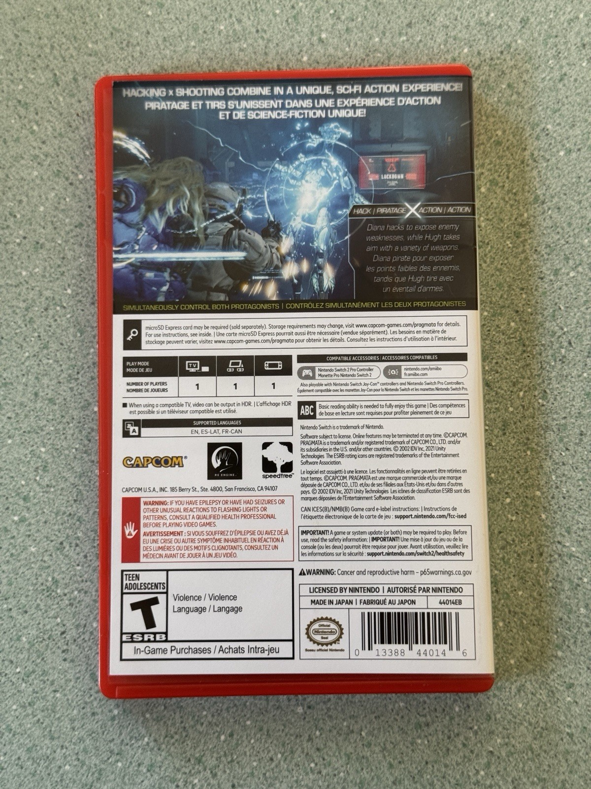 Pragmata Nintendo Switch 2 Game Capcom