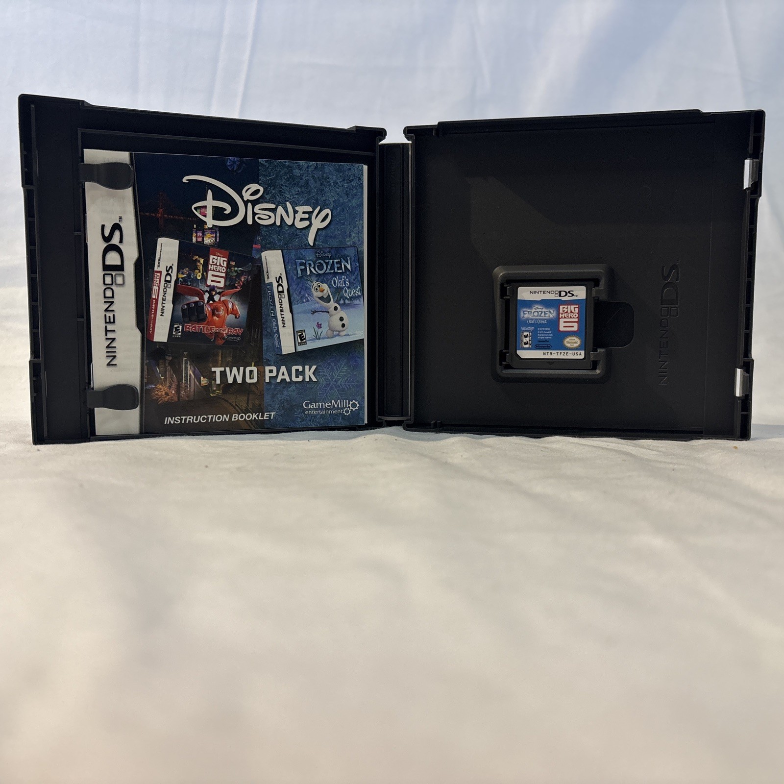 Disney Two Pack Big Hero 6 & Frozen Olaf’s Quest (Nintendo DS) Complete in Box