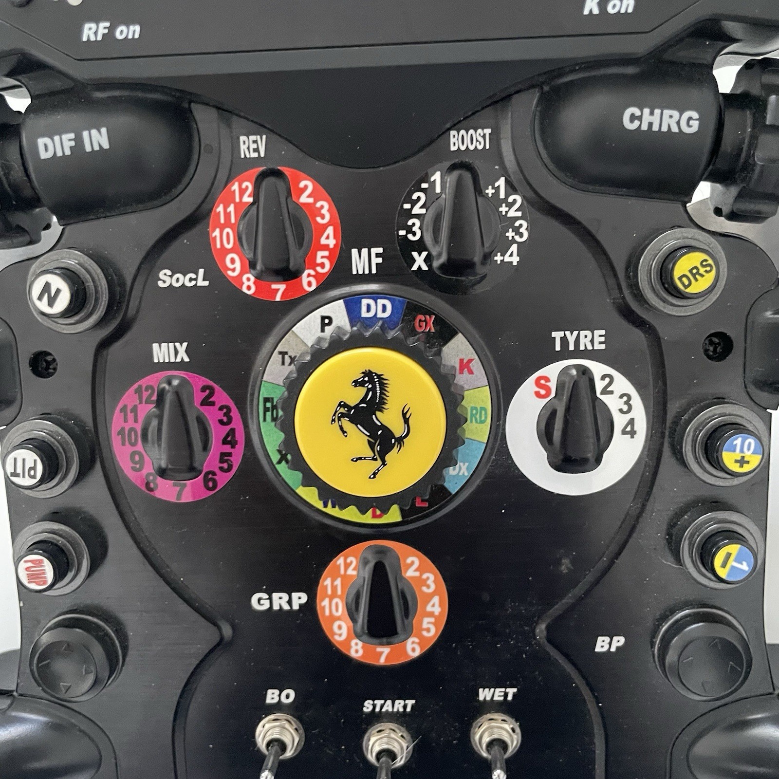 Thrustmaster Ferrari F1 Wheel Add-On Untested w/ Box Ferrari 150 Italia Edition