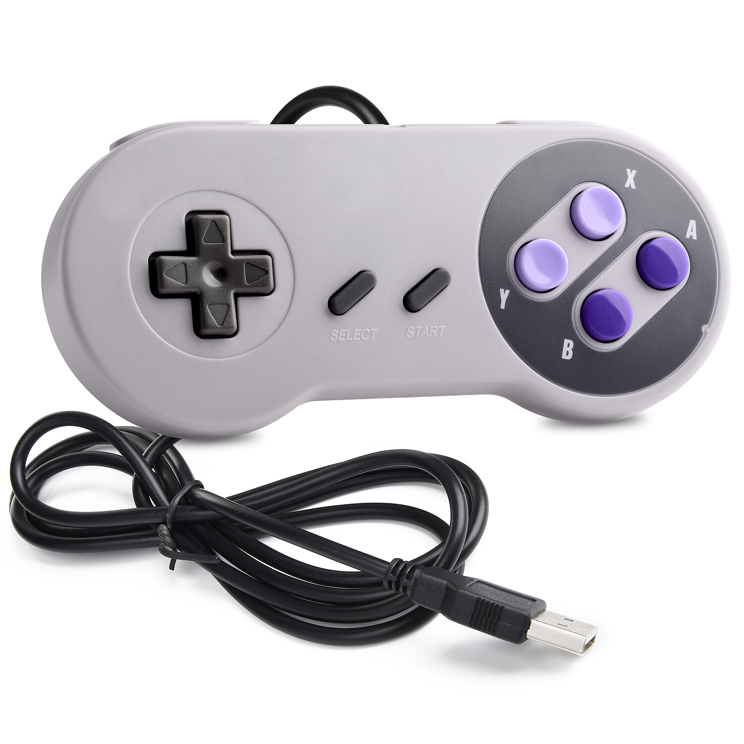 2 Pack SNES Retro USB Super SNES Controller Gamepad for PC & MAC Raspberry Pi