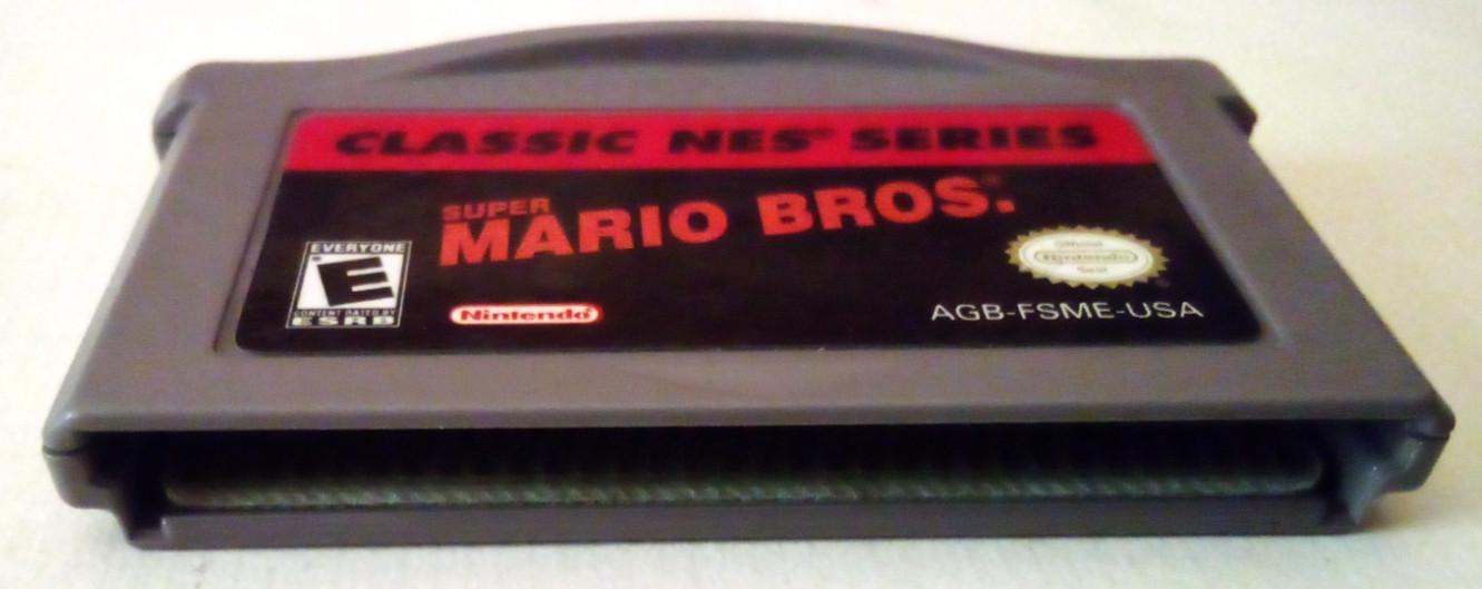 VTG GAMEBOY ADVANCE SUPER MARIO BROS GAME CARTRIDGE CLASSIC NES SERIES WORKS Fl