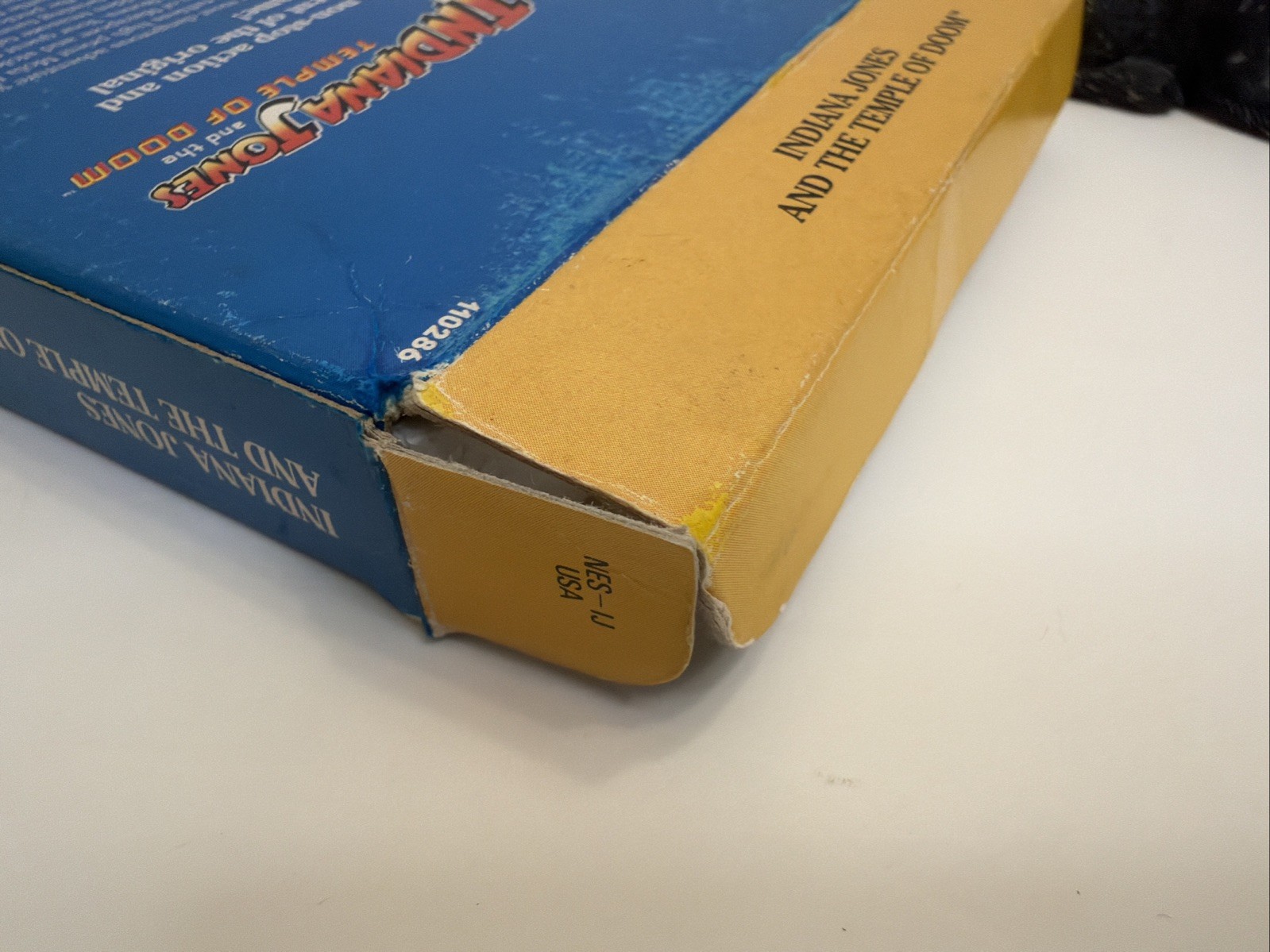 Indiana Jones and the Temple of Doom Nintendo NES Box & Foam Only Mindscape
