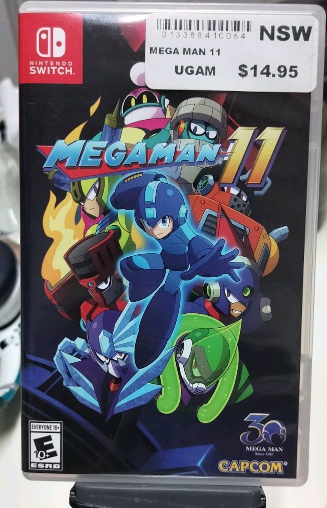 Case Box only. Capcom Mega Man 11 Nintendo Switch Cartridge Case