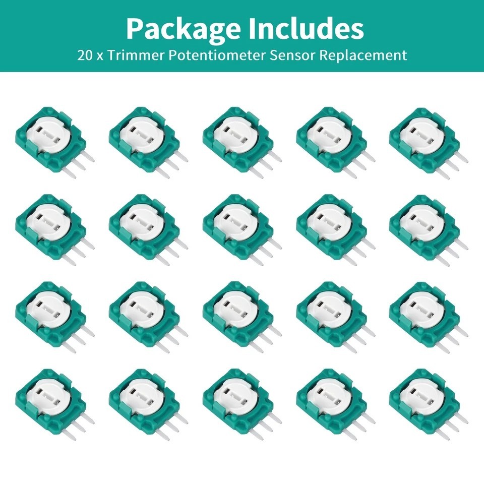 20Pcs Analog Joystick Potentiometer for Xbox One PS3 PS4 Switch Pro Controller