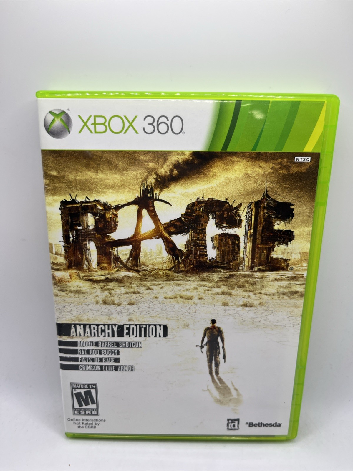 Rage (Microsoft Xbox 360, 2011) Complete with Manual CIB