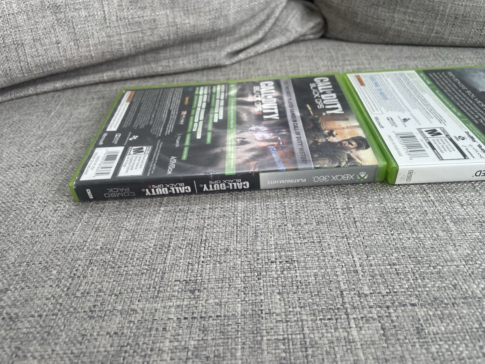 Call of Duty Combo Pack Black Ops 1 & 2, And Dishonored For Xbox 360. Tested