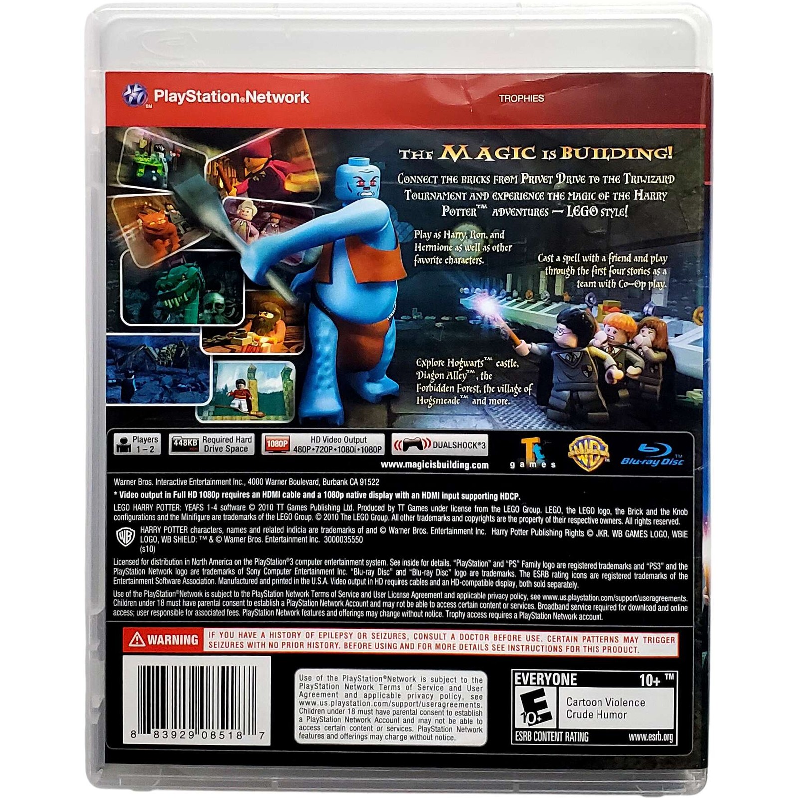 LEGO Harry Potter Years 1-4 Greatest Hits – Sony Playstation 3 PS3 1Y Guarantee