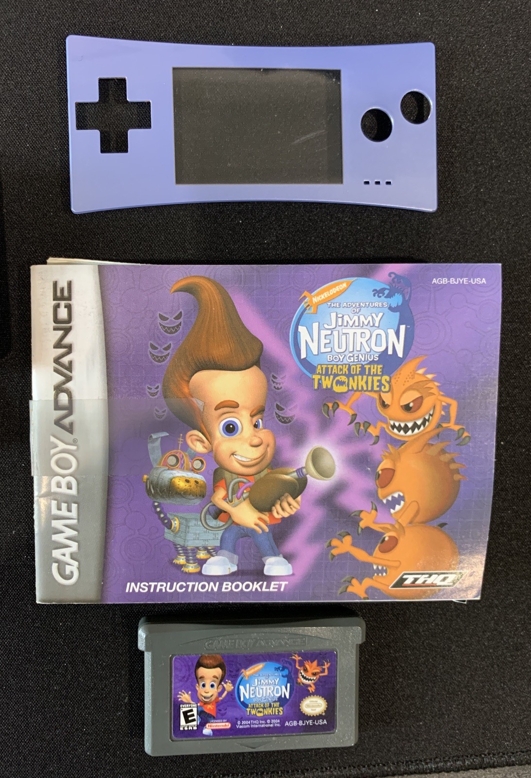 Nintendo Gameboy Micro Console Blue OXY-001 (AUS) working + 4 games + charger