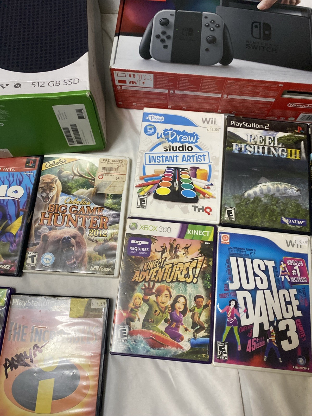 Console Box Video Game Box And Manual Lot Only No Games Or Systems