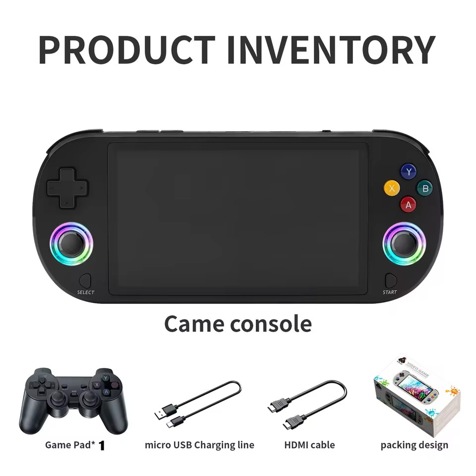🔥USA🔥 M22pro Retro Handheld 20000 Game Console, 64GB Mini Video Game 5″ Screen