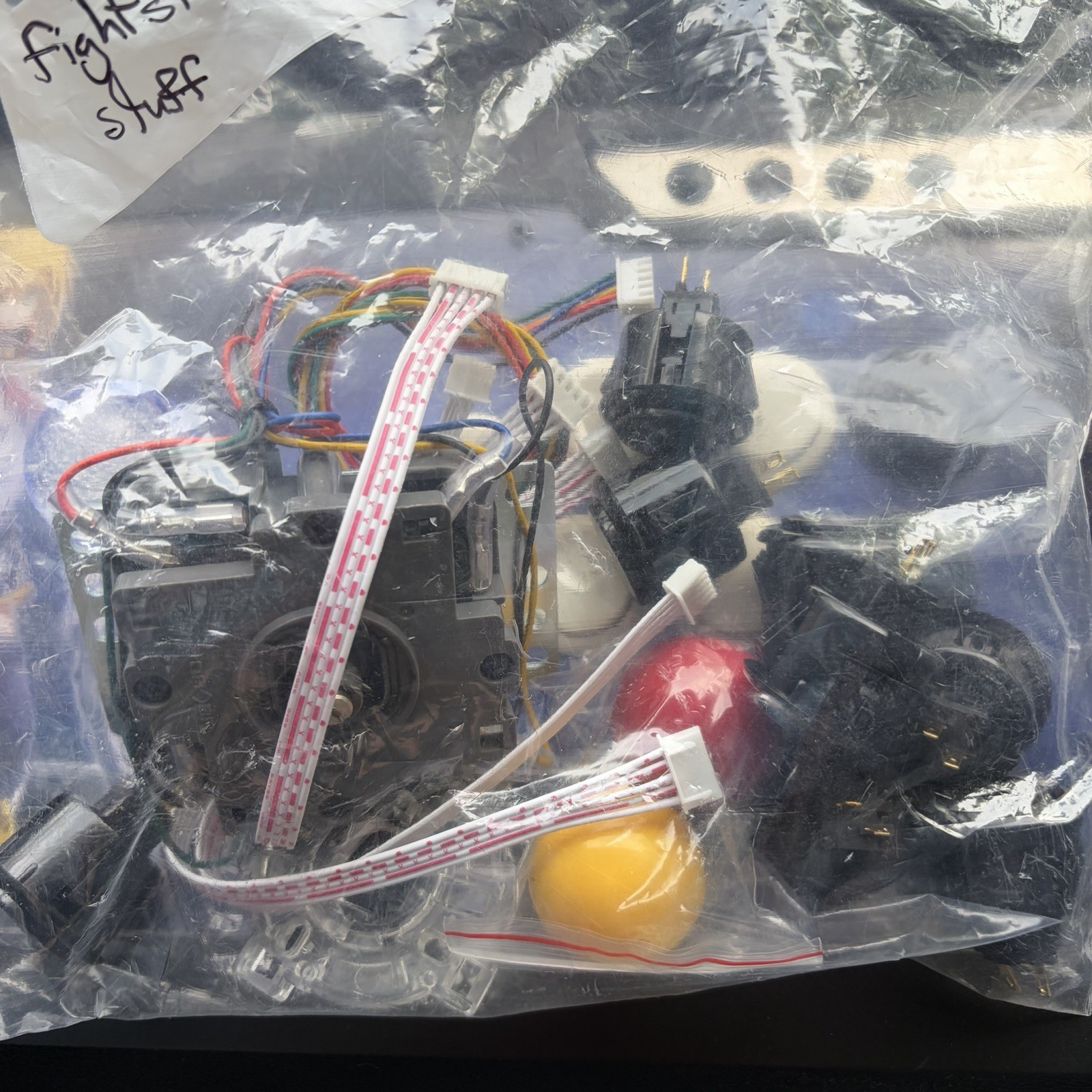 Qanba Q4 RAF Arcade Fight Stick Compatible PS3 Xbox 360 Noel Vermillion Untested