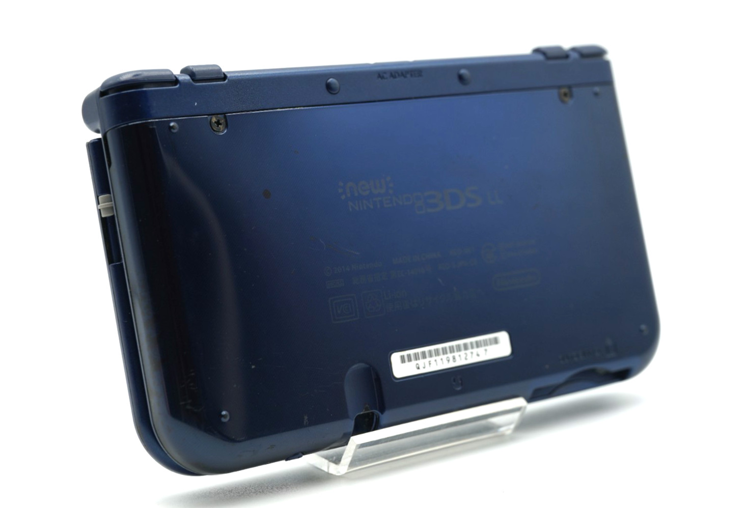 [TOP IPS] NEW Nintendo 3DS LL XL Metallic Blue Region Free Console English #002