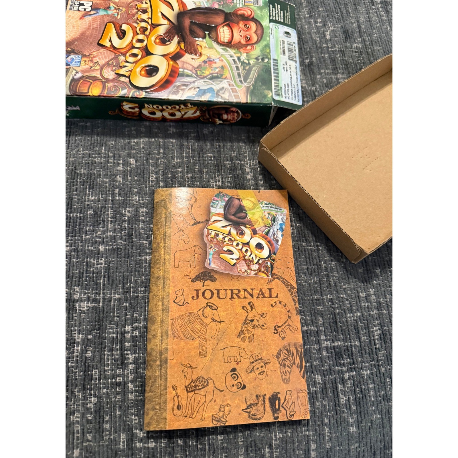 Zoo Tycoon 2 PC CD-ROM Game PC Original Big Box Edition 2004