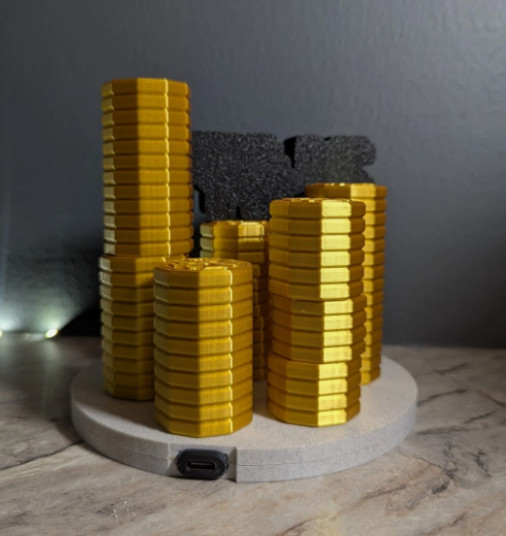 OSRS Generic Max Gold Stack LED Desklamp Type C