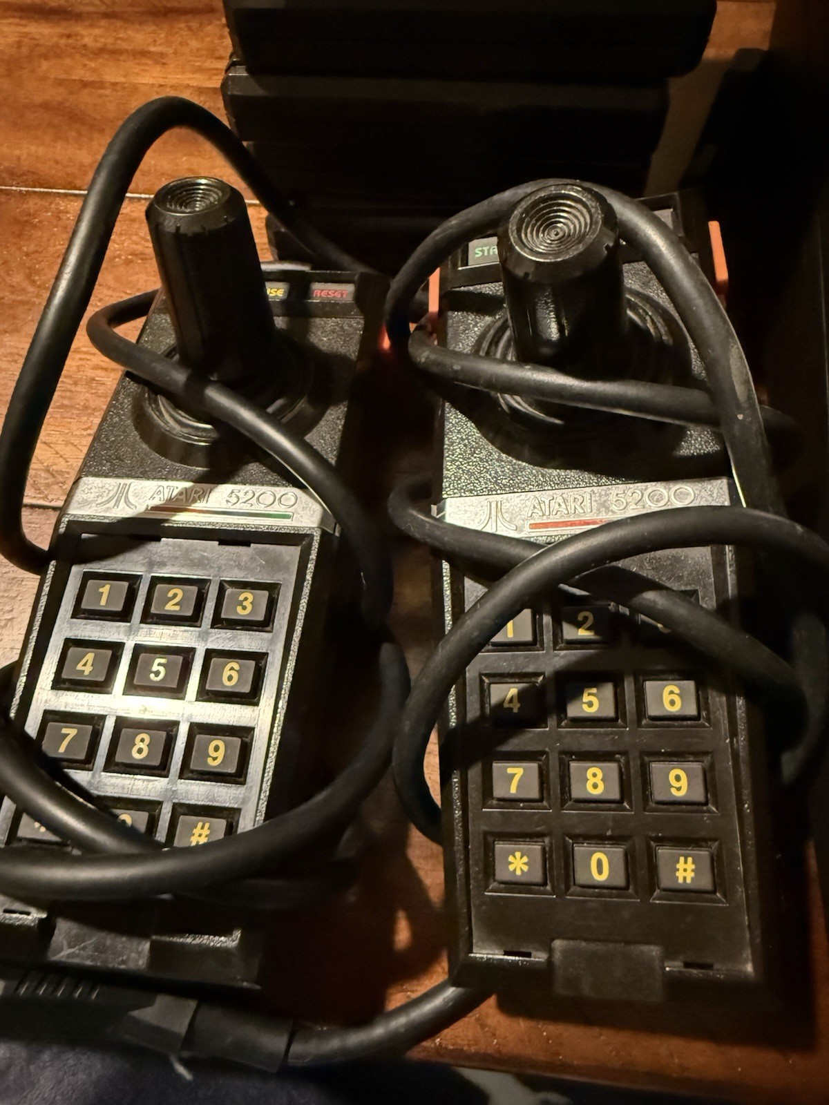 Atari 5200 Console Bundle w/ 2 Controllers, Power Adapters & 9 Games