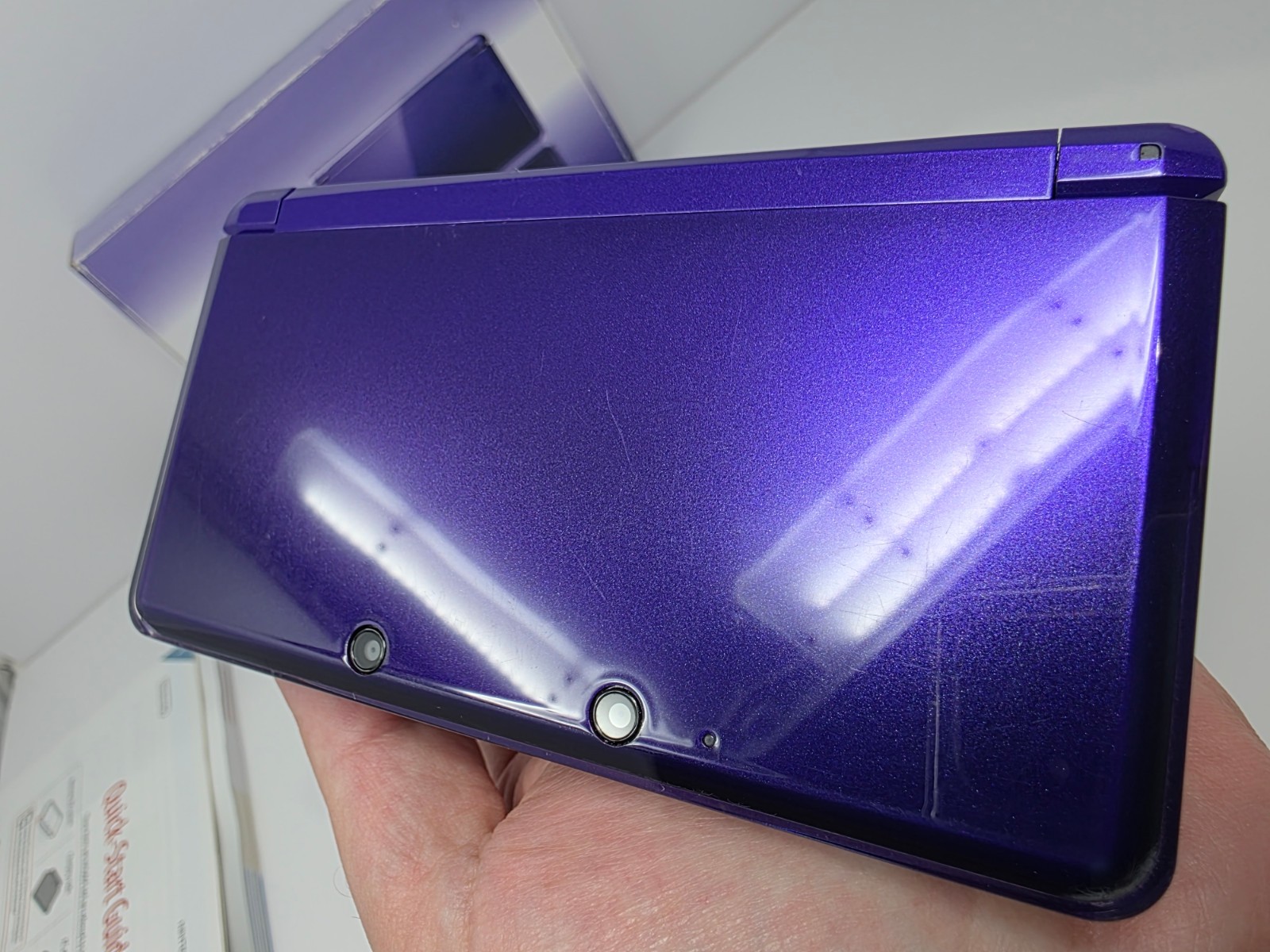 Nintendo 3DS Handheld Console Midnight Purple (Complete in Box Cib) * NTSC-USA