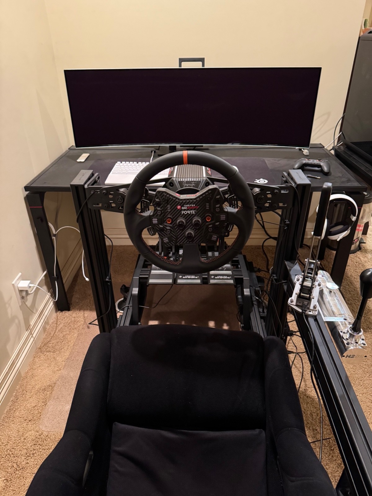 Turnkey Racing Simulator – Asetek, Sim-Lab, O-Rouge, & Other High End Gear