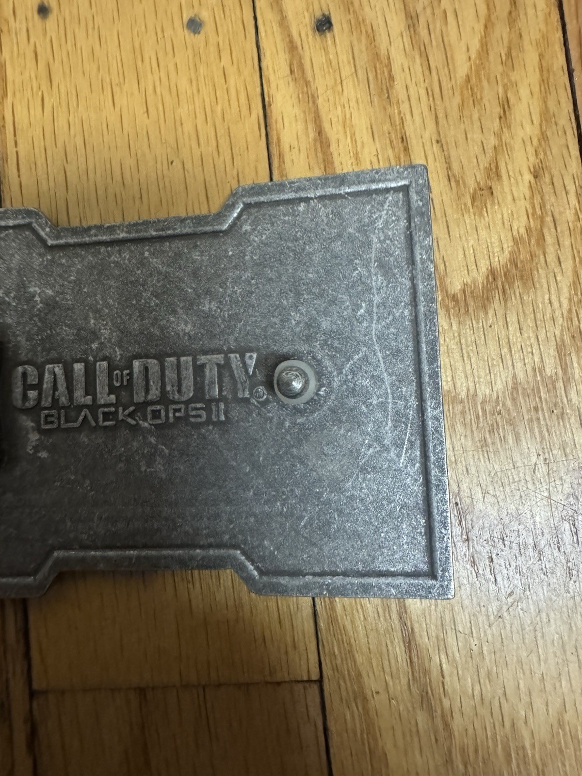 Vtg 2012 Activision Video Game Call of Duty Black Ops II Metal Belt Buckle Promo