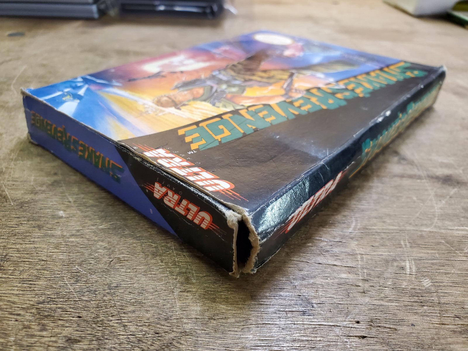 Nintendo NES Snake’s Revenge, 1990 Ultra, Box and Sleeve Only, NO CARTRIDGE