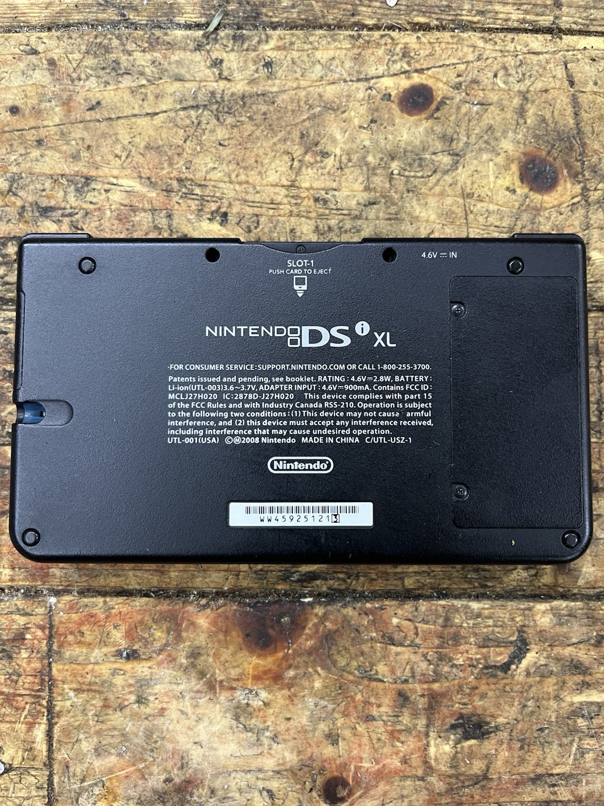 Nintendo DSi XL Blue/Black Handheld Console Wi-Fi Charger Cable & Zoolz Game