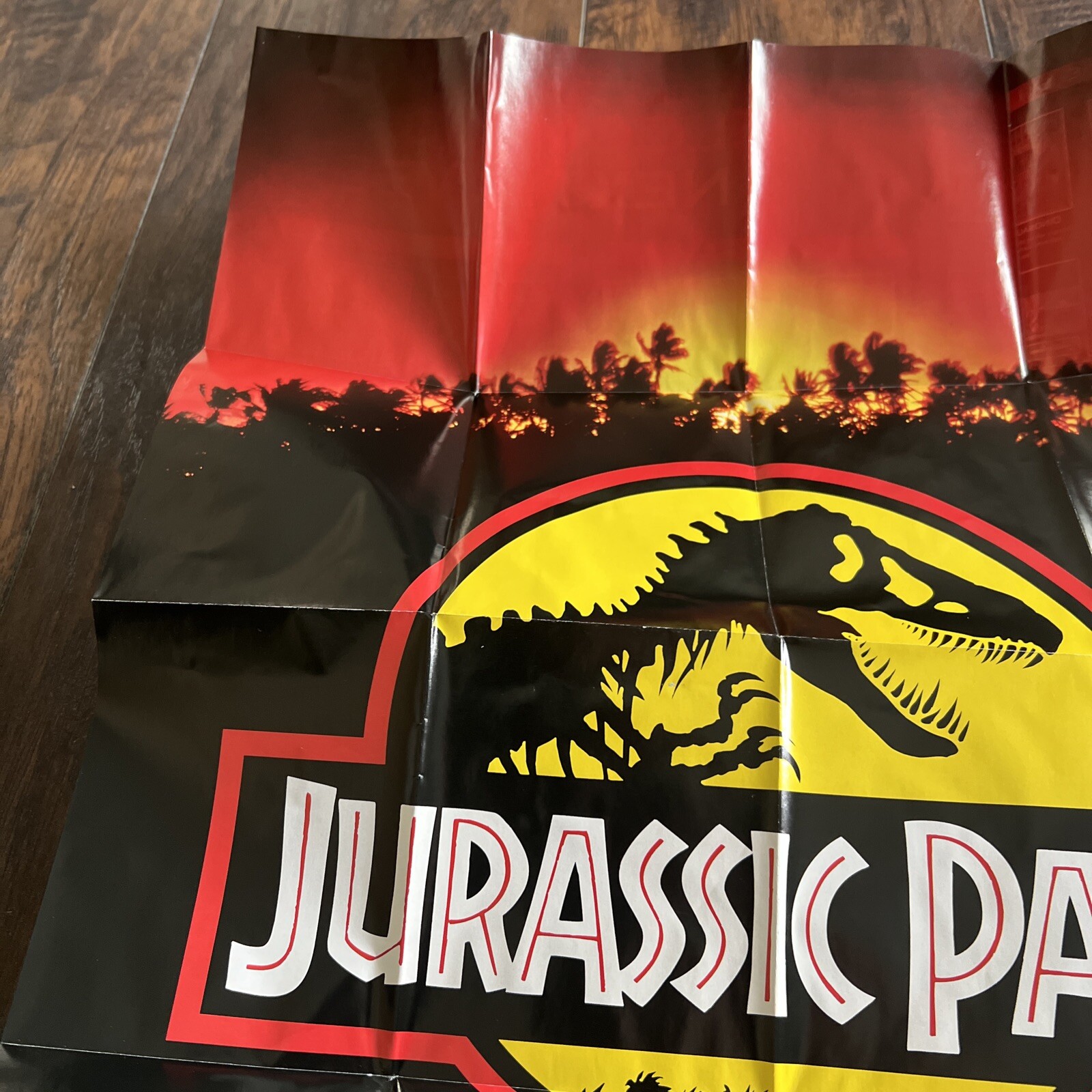 2 Jurassic Park Sega Genesis / Game Gear 1993 Fold Out Insert Poster Both GUC