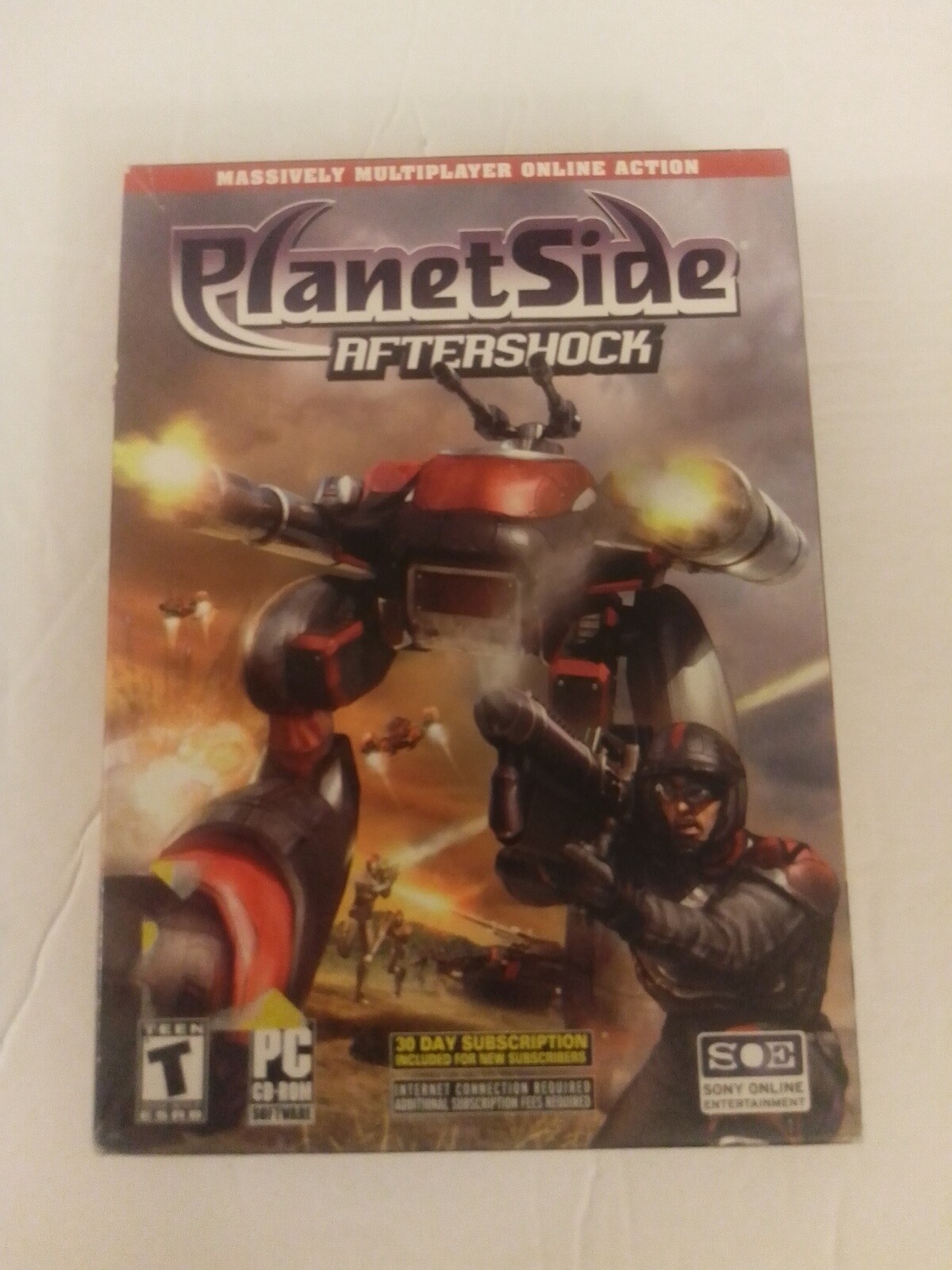 Sony Online Entertainment Planetside Aftershock Game CD-ROM Brand New Sealed