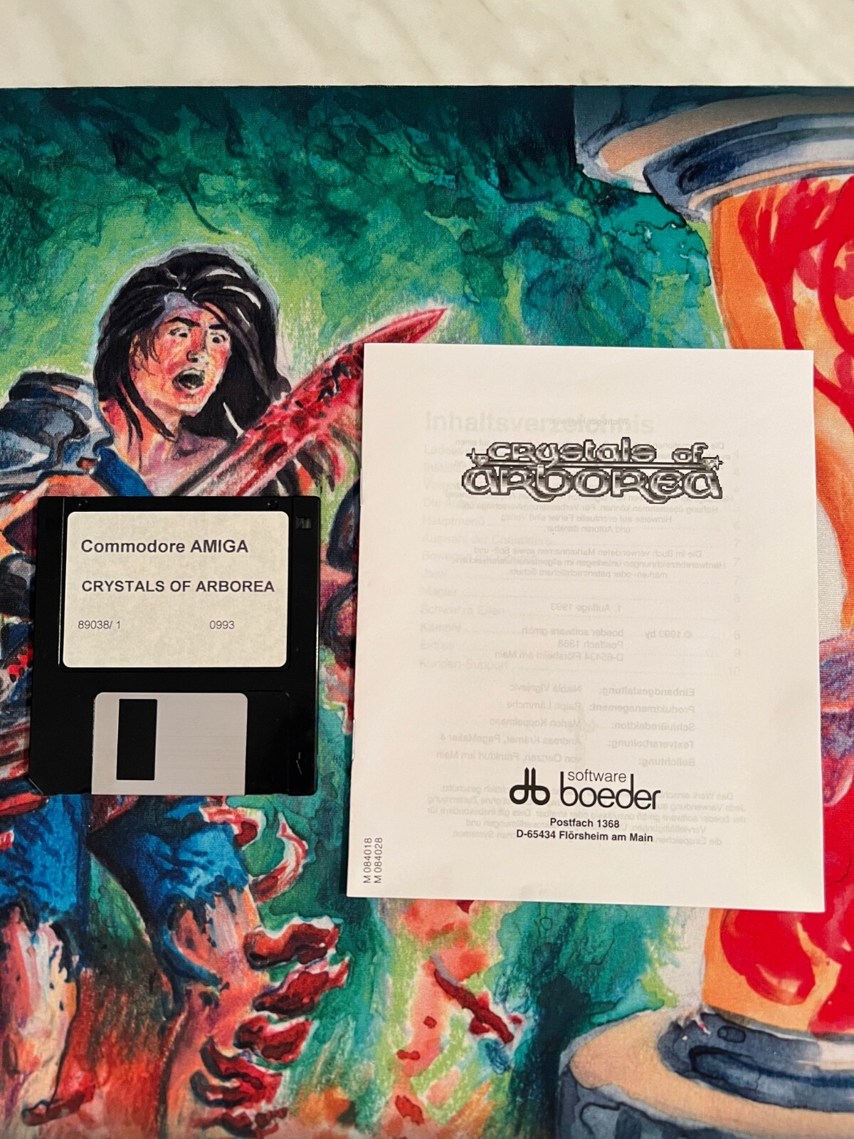 CRYSTALS OF ARBOREA COMMODORE AMIGA ISHAR PERFECT CONDITION SILMARILS