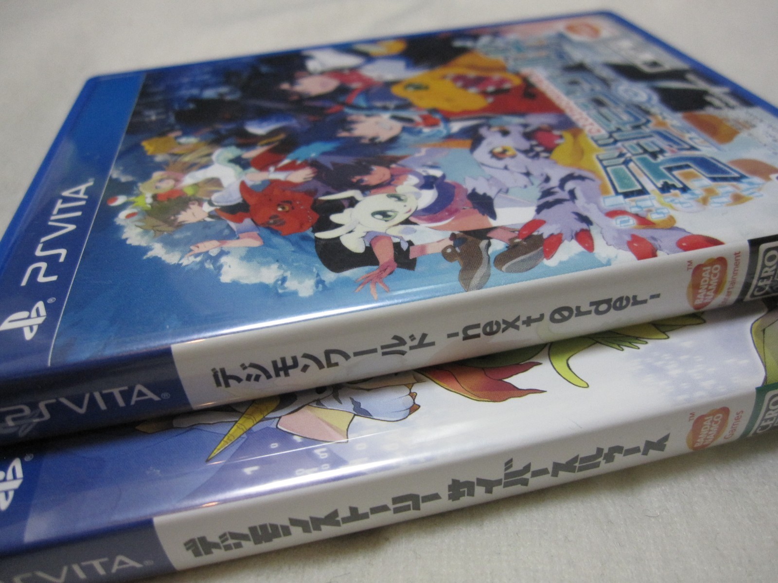 7-14 Days to USA Vita Digimon Story Cyber Sul Over Scan + World Next 0 Set Japan