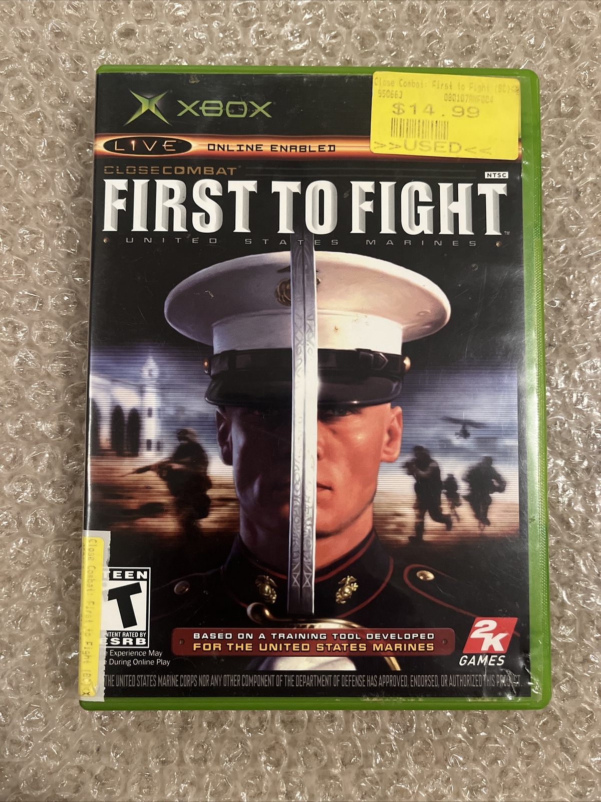Microsoft Xbox : First To Fight / Closecombat Tested and Working! FAST SHIPPING