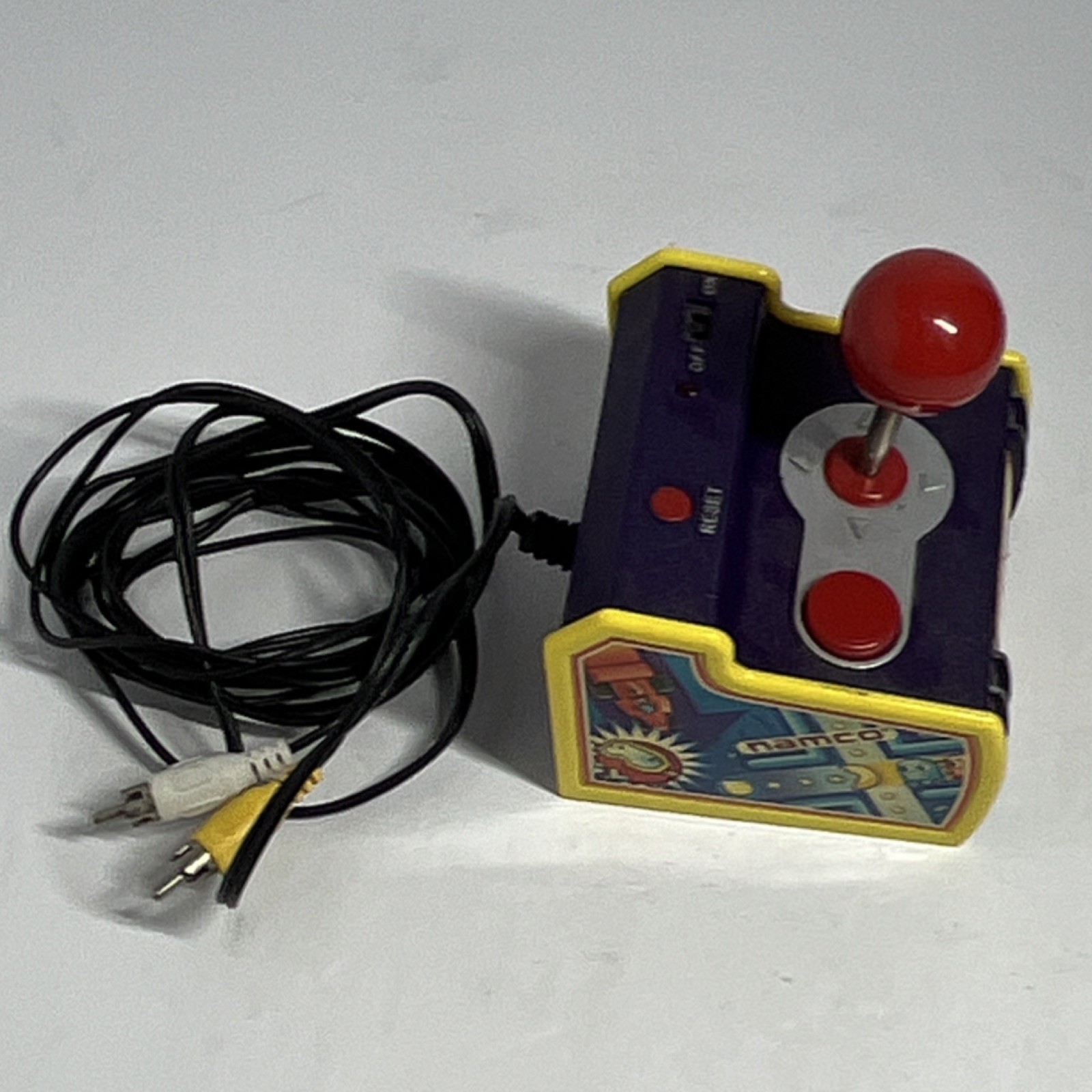 Namco Plug & Play TV Games Joystick Console Yellow Purple Red Composite RCA