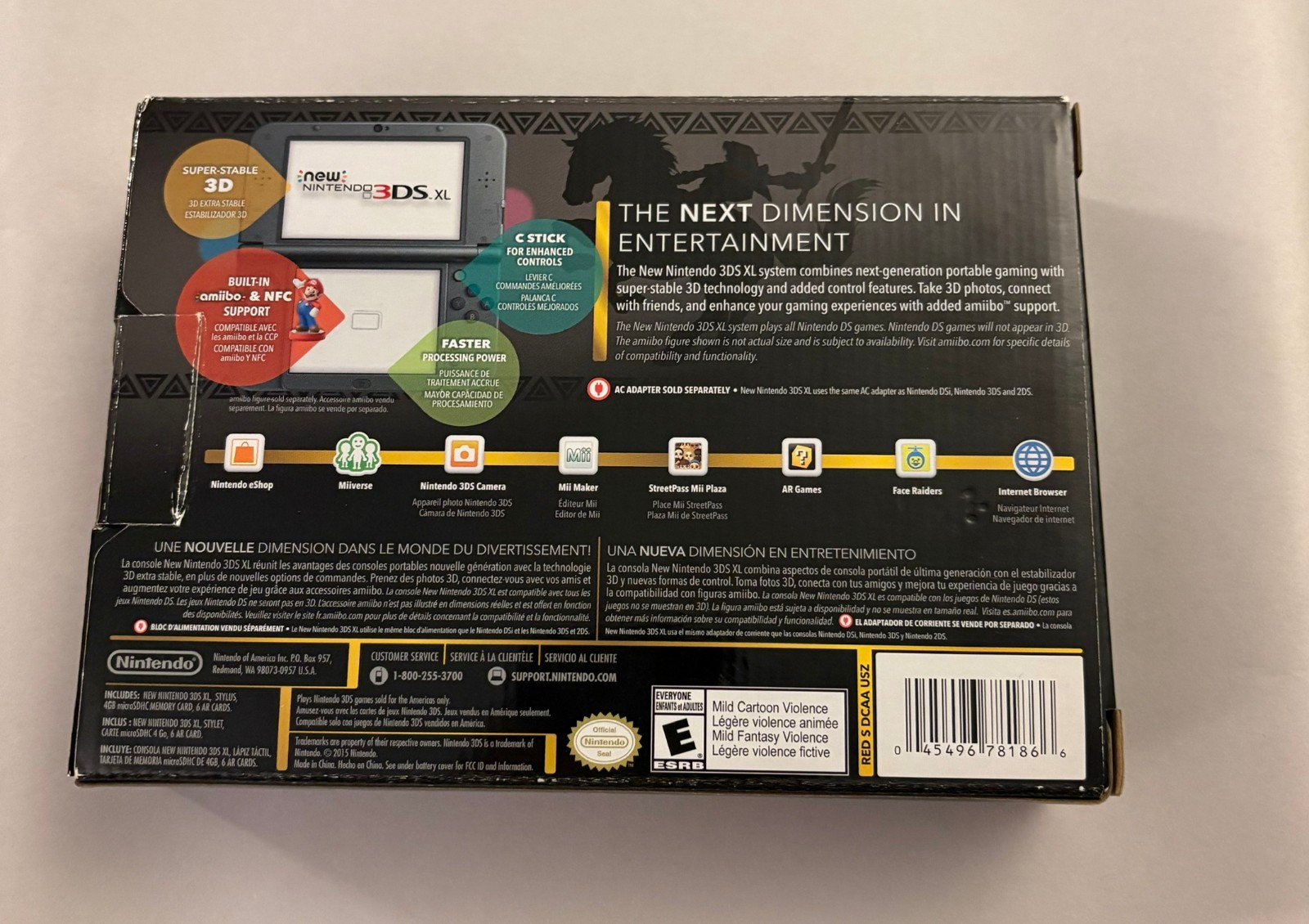 Nintendo New 3DS XL Handheld System Hyrule Edition Complete in Box Zelda Gold