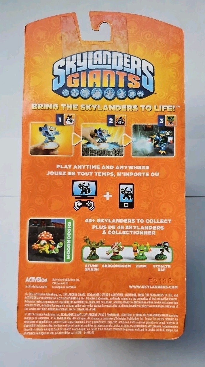 Ultra Rare Golden Skylanders Giants Shroomboom – Variant – Brand New and Sealed