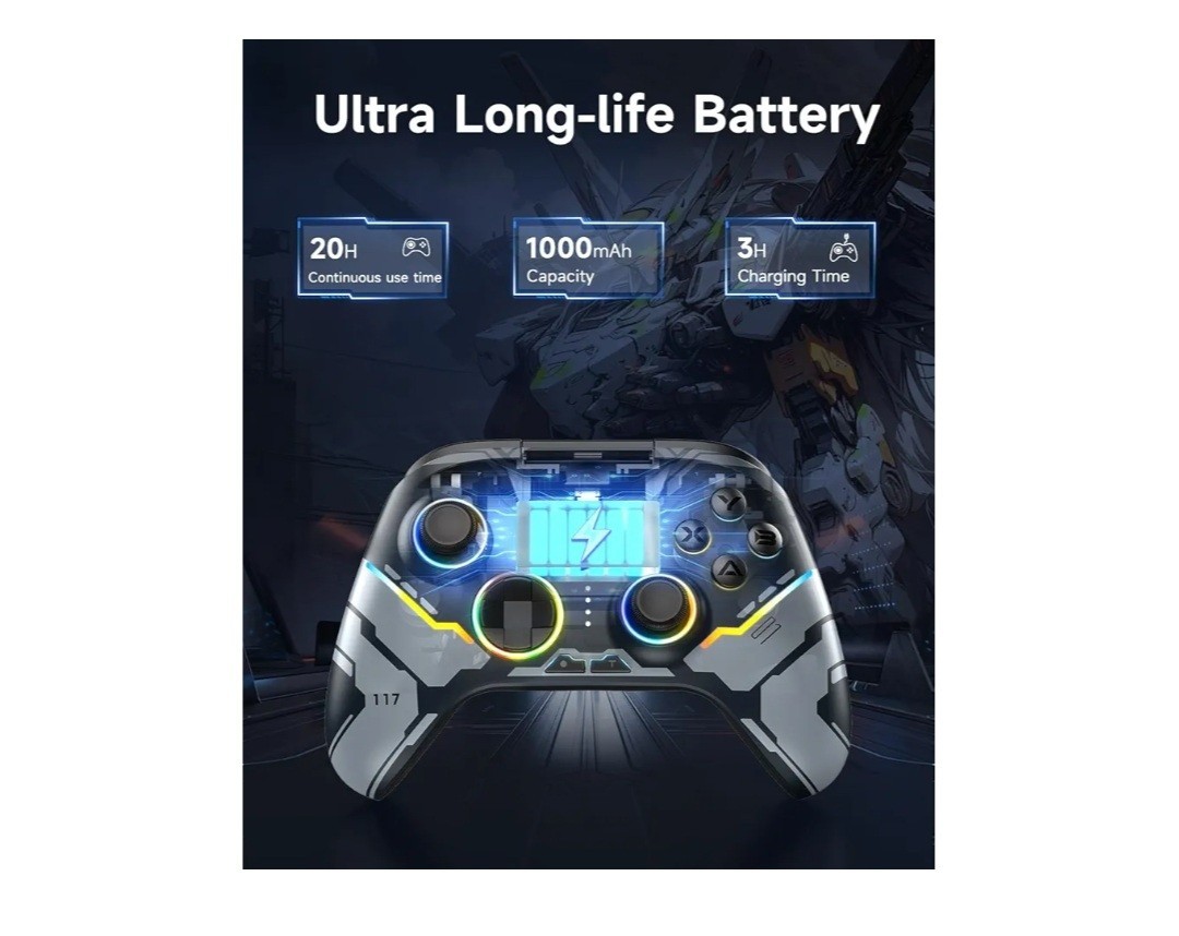 EasySMX X15 Gaming Controller Wireless Bluetooth Long Battery Life PC / Switch
