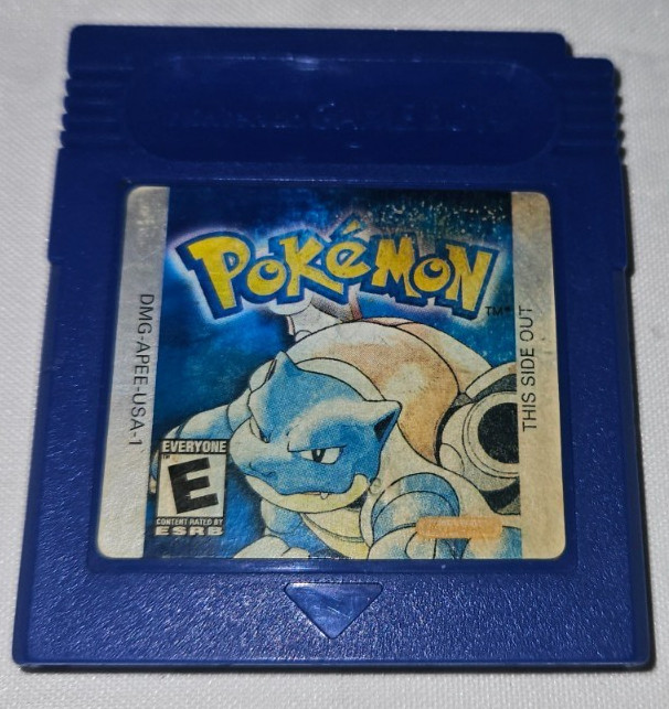 Pokemon Blue Cartridge Only Authentic Nintendo Game Boy New Battery USA-1 Saves