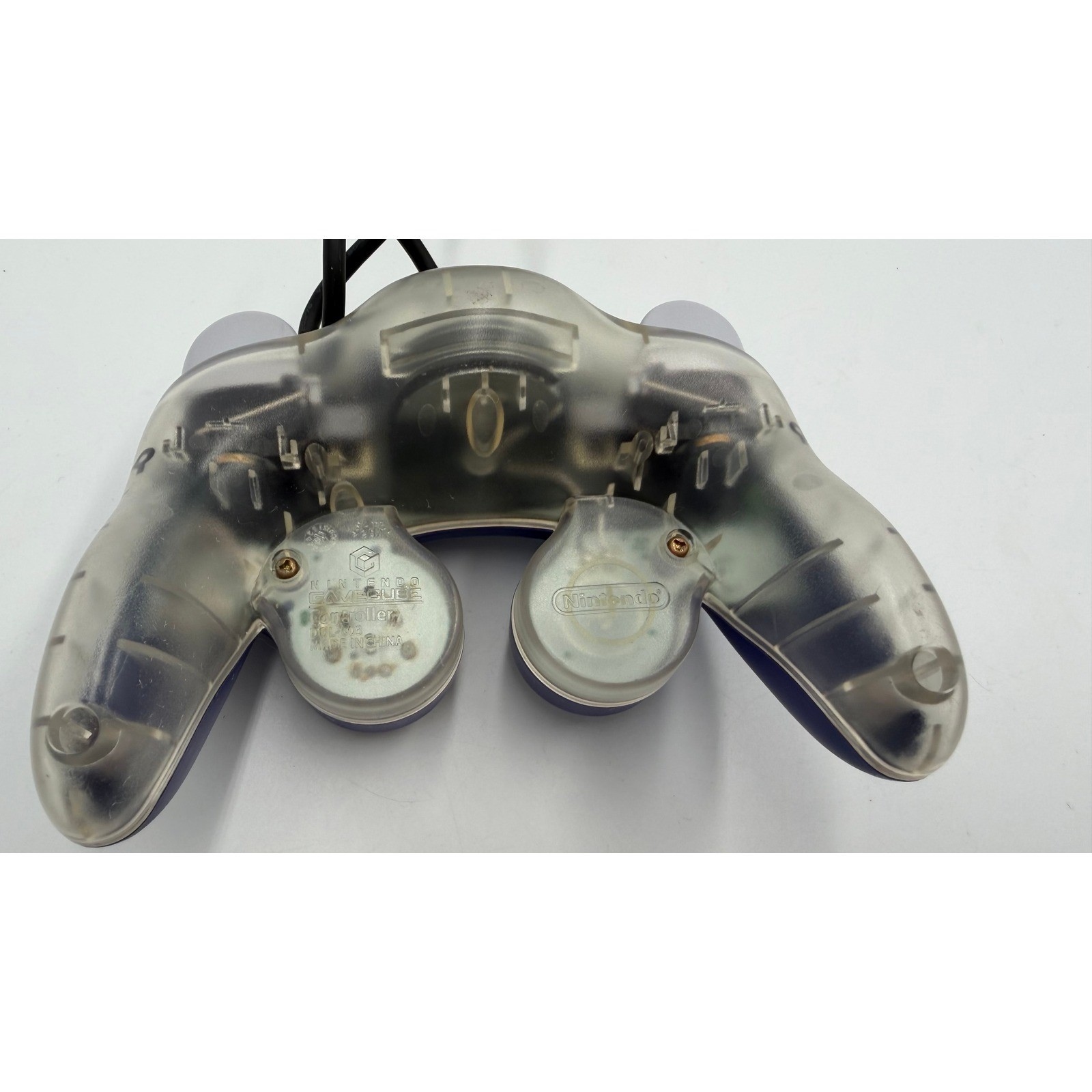 Nintendo GameCube Controller Indigo Clear OEM DOL-003 Purple Translucent Tested