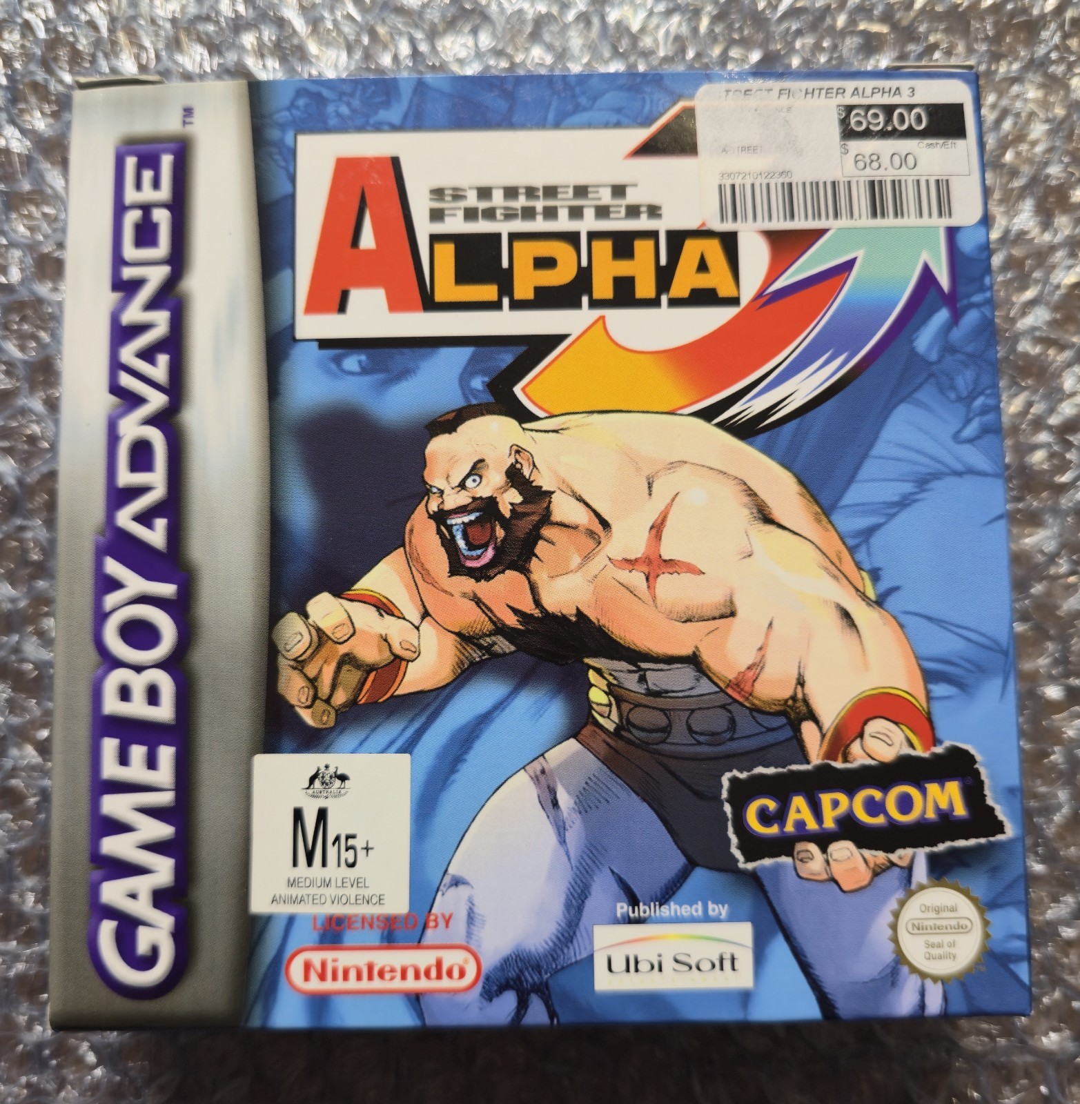 Nintendo Game Boy GBA – Street Fighter Alpha 3 – Complete in Box – AUS PAL
