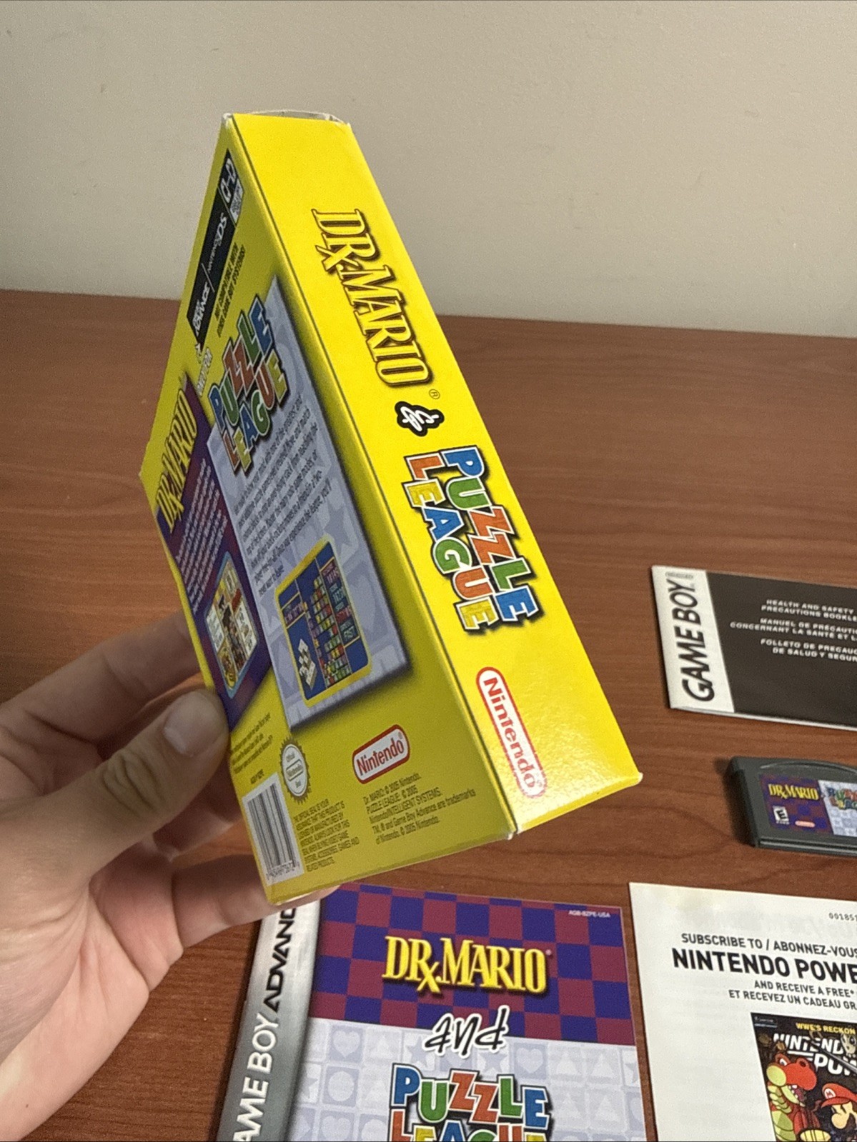 Dr. Mario & Puzzle League Nintendo Game Boy Advance 2005 GBA DS Complete CIB!