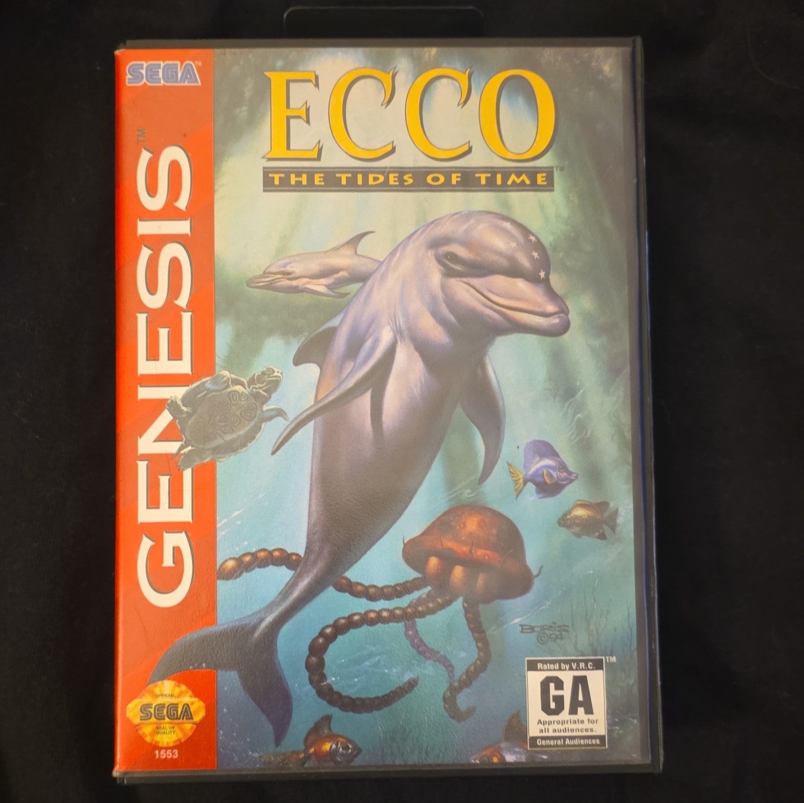 Sega Ecco: The Tides of Time Sega Genesis DVD Keep Case Game Case/Box