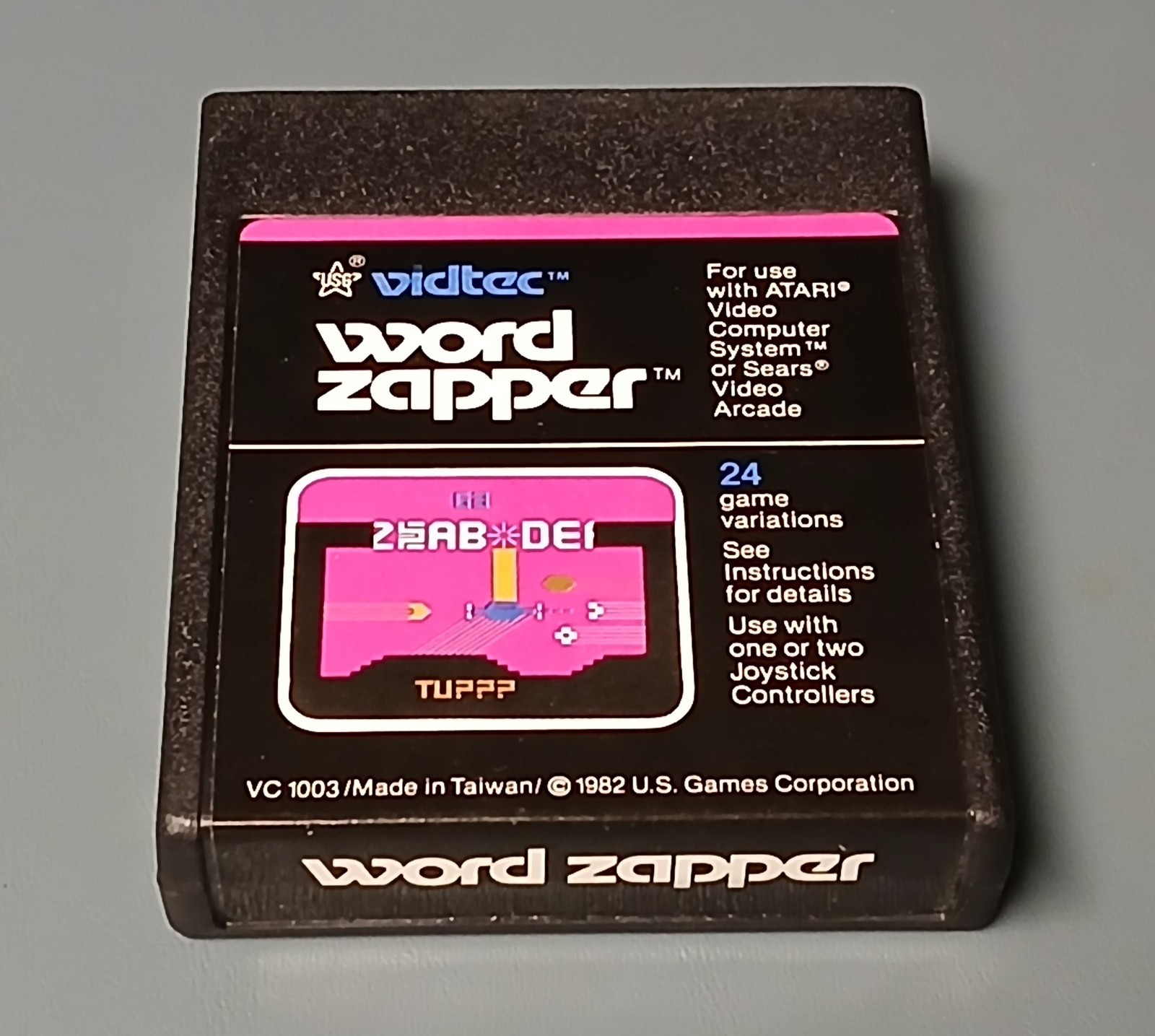 Atari 2600 Word Zapper By Vidtec Complete In Box (CIB) With Manual And More